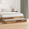 vidaXL Bed Drawers Old Wood 150 x 36.5 x 16.5 cm Engineered Wood