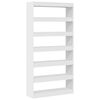 vidaXL Book Cabinet White 100 x 30 x 198 cm Engineered Wood