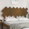 vidaXL Bed Headboard Honey Brown 151.5x3x81 cm Solid Wood Pine