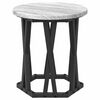 vidaXL Nesting Side Table 3 pcs Grey Sonoma Engineered Wood and Steel