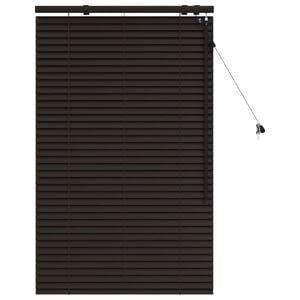 vidaXL Venetian Blind Dark Brown 80 x 130 cm 35 mm