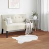 vidaXL Faux Rabbit Fur Rug Olite White 80 x 120 cm Polyester