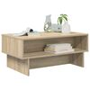 vidaXL Coffee Table Sonoma Oak 80 x 46 x 35 cm Engineered Wood