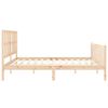 vidaXL Bed Frame without Mattress 200x200 cm Solid Wood Pine