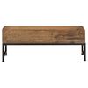vidaXL Bench 120 cm Solid Reclaimed Wood