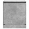 vidaXL Shoe Cabinet Concrete Grey 60x42x69 cm Engineered Wood