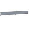 vidaXL Pallet Collar Grey 100x100 cm Solid Wood Pine