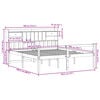 vidaXL Bookcase Bed without Mattress 180x200 cm Super King Solid Wood Pine