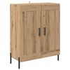 vidaXL Highboard Artisan Oak 69.5 x 34 x 180 cm Engineered Wood