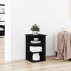 vidaXL Side Cabinet Black Oak 35 x 35 x 55 cm Engineered Wood