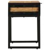 vidaXL Bedside Table Brown 40 x 35 x 50 cm Solid Acacia Wood and Metal