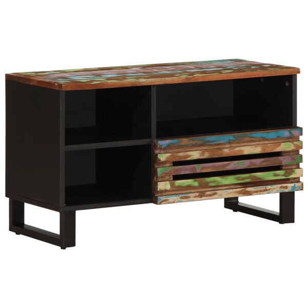 vidaXL TV Cabinet 80x34x46 cm Solid Wood Acacia
