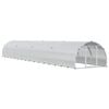 vidaXL Chicken Coop Silver 800 x 150 x 100 cm Galvanised Steel