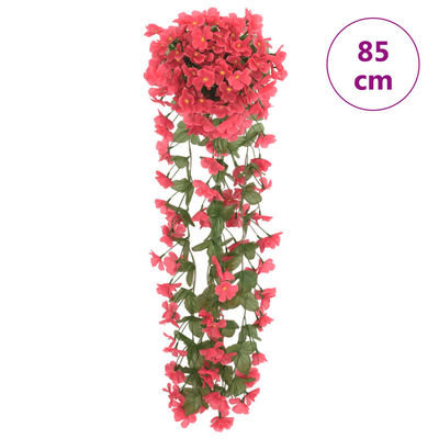 vidaXL Artificial Flower Garlands 3 pcs Rose 85 cm