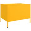 vidaXL Coffee Table Mustard Yellow 68x50x50.5 cm Steel
