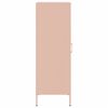 vidaXL Highboard Pink 36x39x113 cm Steel