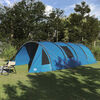 vidaXL Tunnel Tent with Roof Blue and Grey 890 x 470 x 220 cm