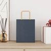 vidaXL Paper Bags 50 pcs with Handles Blue 18x8x22 cm