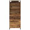 vidaXL Highboard Old Wood 69.5 x 34 x 180 cm Engineered Wood