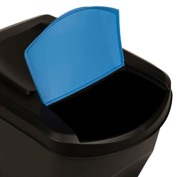 vidaXL Stackable Dustbins pcs Anthracite 100 L