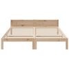 vidaXL Bed Frame without Mattress 180x200 cm Super King Solid Wood Pine