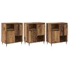vidaXL Sideboards 3 pcs Old Wood