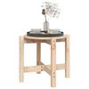vidaXL Coffee Table &Oslash; 52.5x45 cm Solid Wood Pine