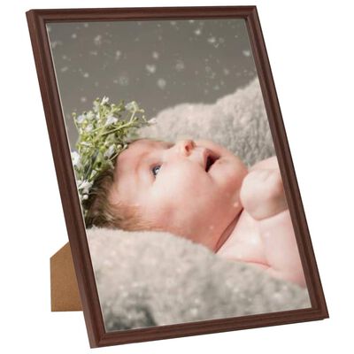 vidaXL Photo Frames Collage 5 pcs for Table Dark Red 13x18 cm