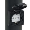 vidaXL Bollard Lights with Outlet 3 pcs 80 cm Black IP44