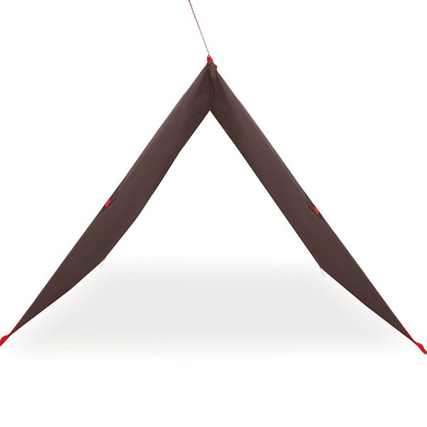 vidaXL Camping Tarp Brown 366x306 cm Waterproof