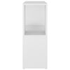 vidaXL Book Cabinet White 60x24x63 cm Engineered Wood