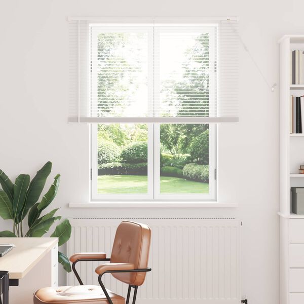 vidaXL Venetian Blind Manual Adjustable White 150 x 120 cm PVC