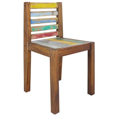 vidaXL Dining Chairs 6 pcs Solid Reclaimed Wood