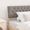 vidaXL Upholstered Headboard Taupe 100 cm Solid Pine Wood