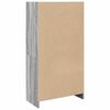 vidaXL Bookcase Grey Sonoma 57x28.5x107.5 cm Engineered Wood