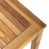 vidaXL Garden Sofa Set 3 pcs Natural Solid Teak Wood