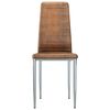 vidaXL Dining Chairs 2 pcs Brown 41.5 x 48 x 99 cm
