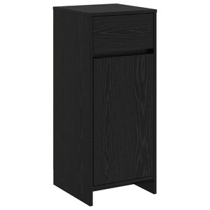 vidaXL Bathroom Cabinet Black Oak 35 x 36.5 x 85 cm Engineered Wood