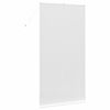 vidaXL Window Blind with Curtains Manual White Aluminium