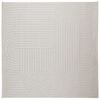 vidaXL Indoor and Outdoor Rug PALMERAS Cream 120 x 120 cm Polyester