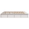 vidaXL Bed Frame White 180 x 200 cm Solid Pine Wood