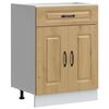 vidaXL Kitchen Base Cabinet "Kalmar" Artisan Oak Engineered Wood