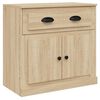 vidaXL Sideboards 3 pcs Sonoma Oak Engineered Wood