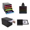 Exacompta Big-Box Desktop Drawer Set Harlequin with 4 Drawers