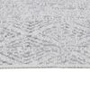 vidaXL Rug Light Grey 100x300 cm Cotton