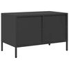 vidaXL TV Cabinet Black 68x39x43.5 cm Cold-rolled Steel