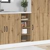 vidaXL Bottom Cabinet Riga Artisan Oak 30x44.5x81.5 cm Engineered Wood