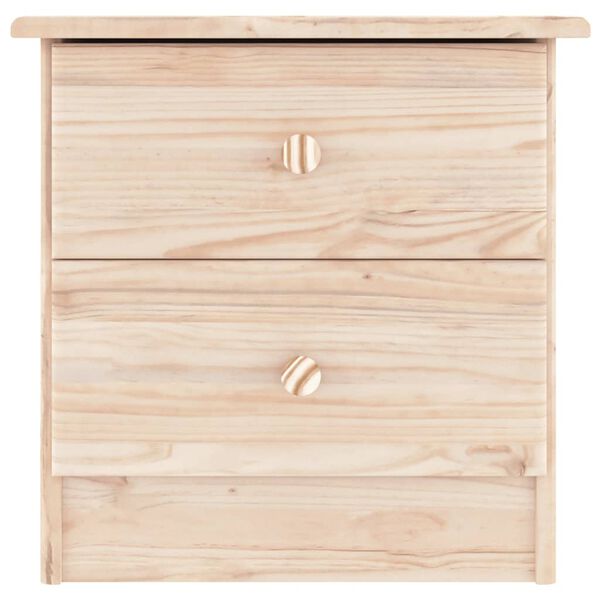 vidaXL Bedside Cabinet ALTA 41x35x41 cm Solid Wood Pine