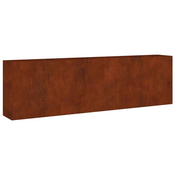 vidaXL Garden Raised Bed 280x40x80 cm Corten Steel