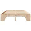 vidaXL Bed Frame Solid Pine Wood 120 x 190 cm Solid pine wood